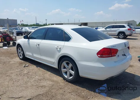 2013 Volkswagen Passat 2.0L Tdi Se from USA, damaged, VIN 1VWBN7A38DC132775